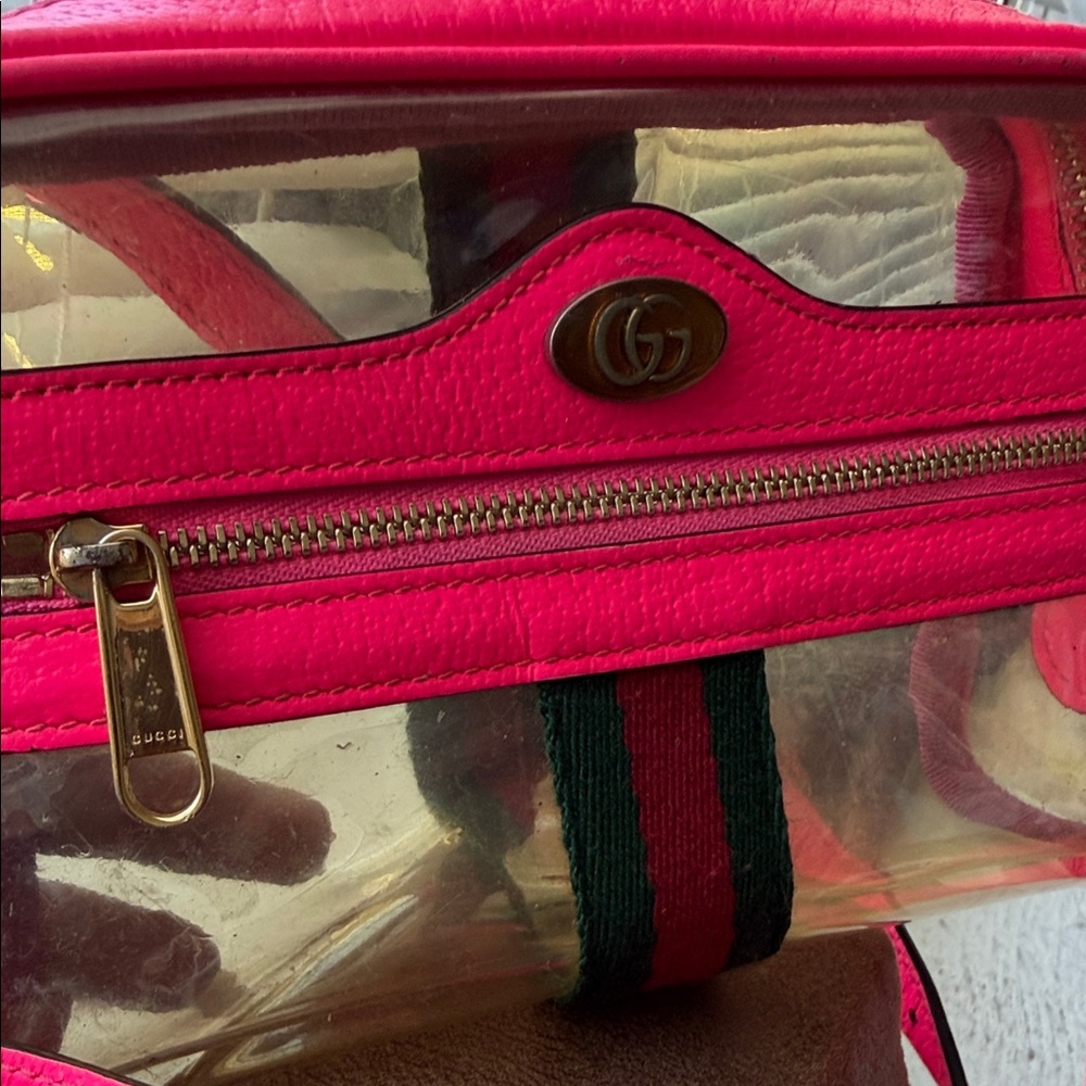 Gucci mini ophidia transparent Pink Crossbody Bag - Picture 2 of 14